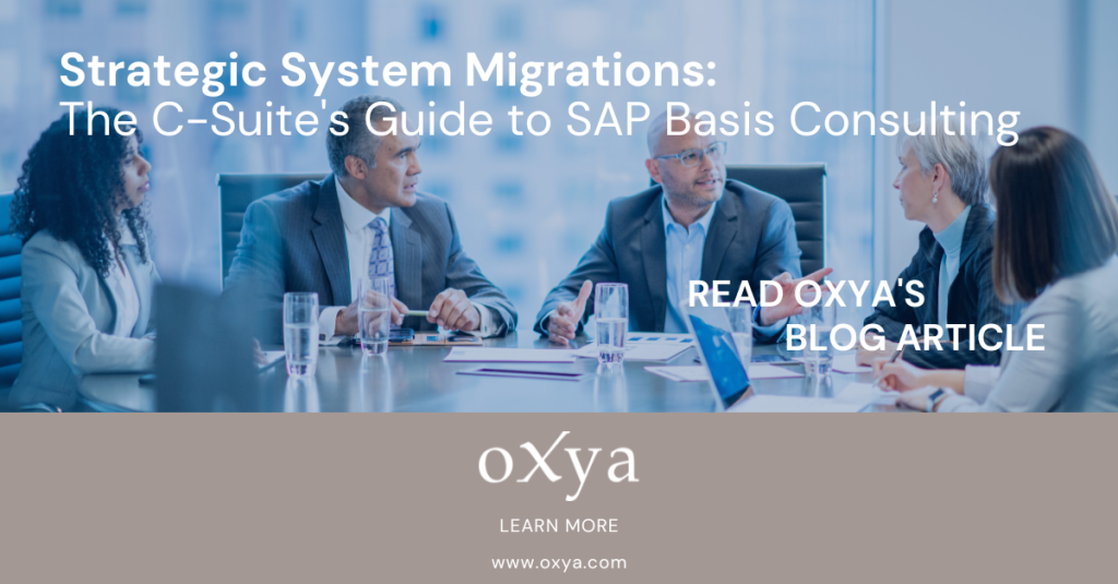 Strategic System Migrations: The C-Suite's Guide to SAP Basis Consulting